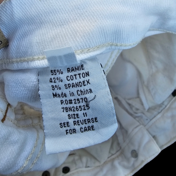 Paris Blues Low Rise White Jean - Picture 5 of 7